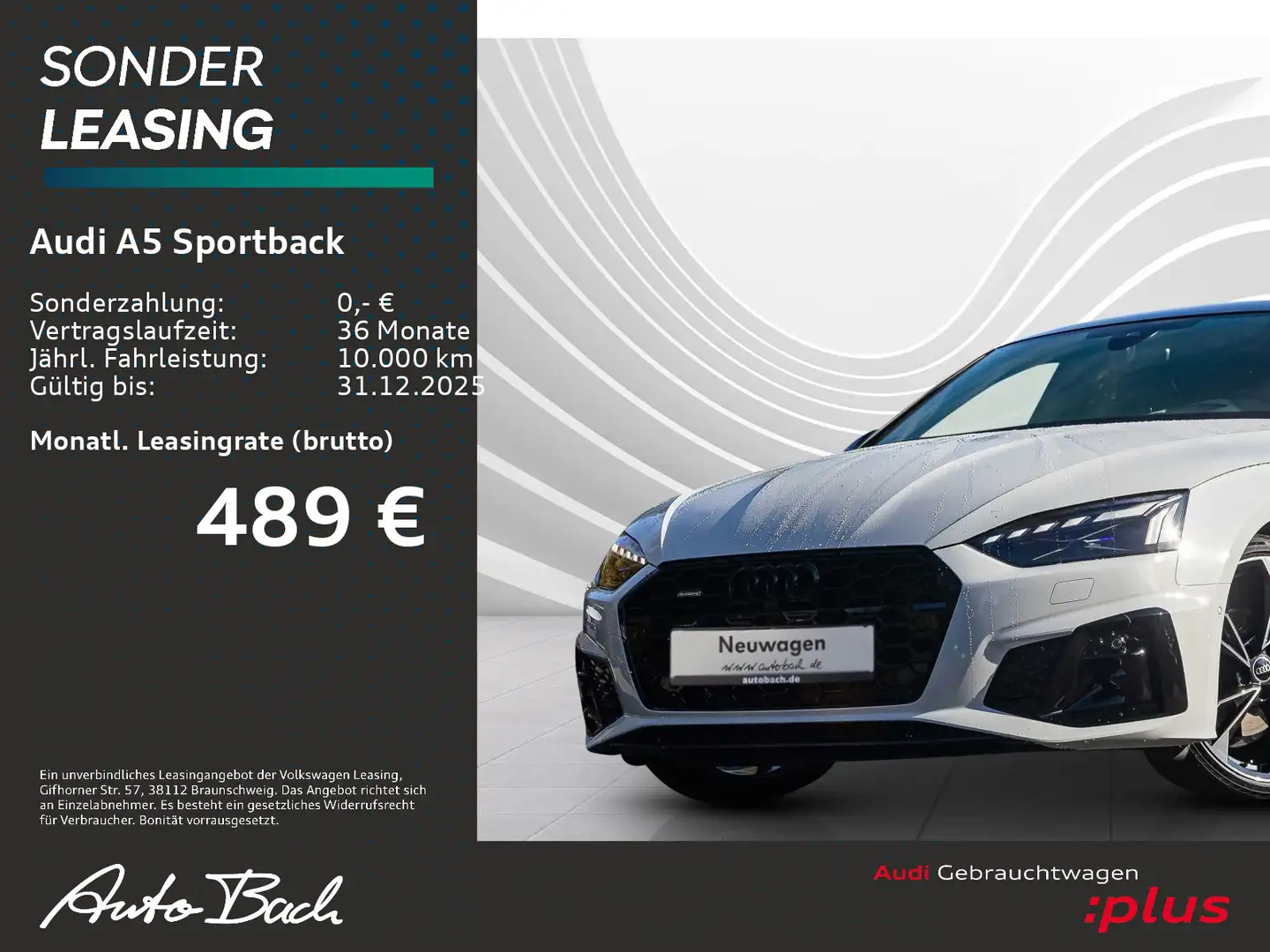 Audi A5 S line 40TDI qu. competition editio Weiß - 2