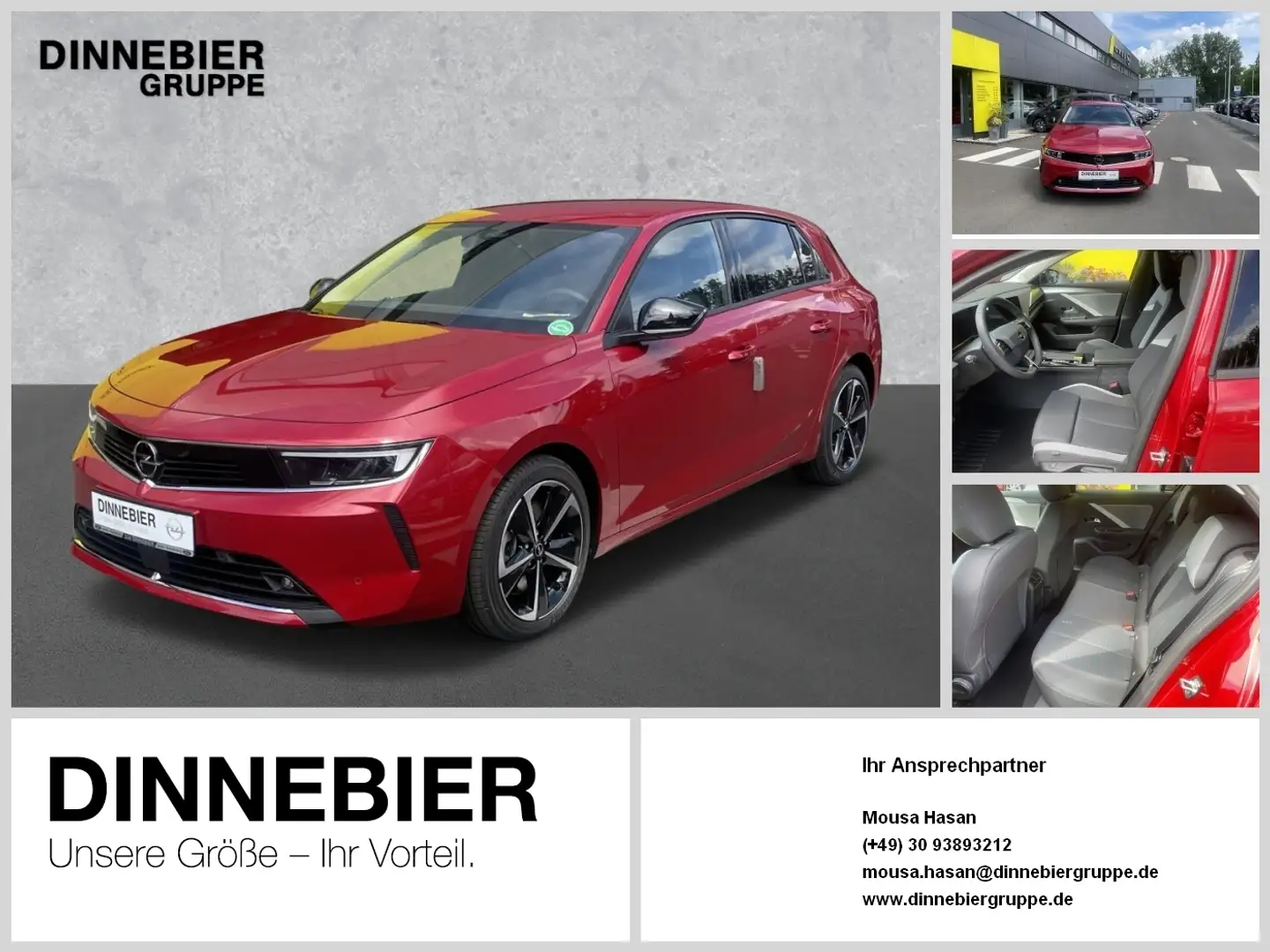 Opel Astra L Edition PHEV 1.6T AT8 *LED*RFK*DAB* Rot - 1