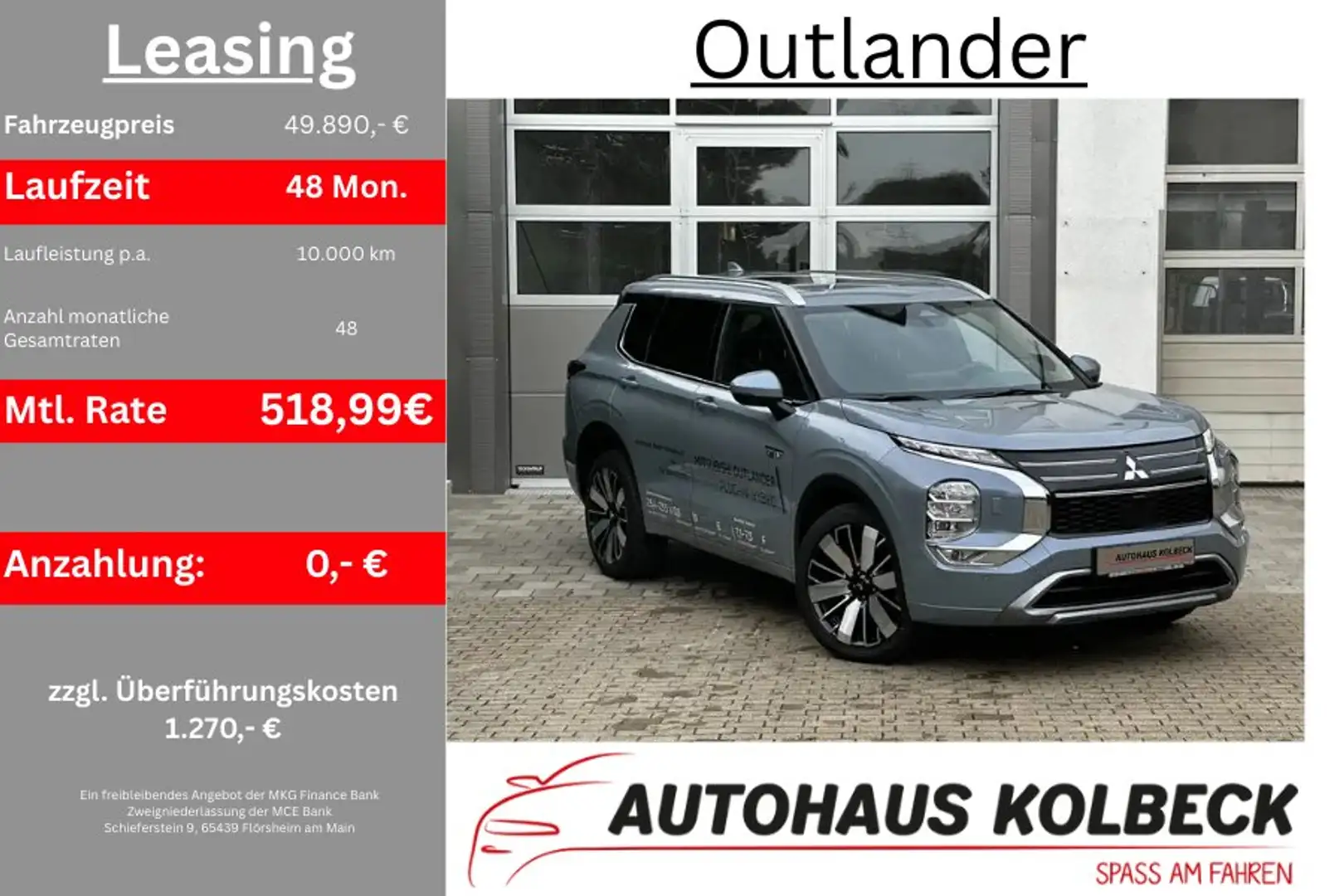 Mitsubishi Outlander 2.4 4WD Plug-In Hybrid Top Gris - 2