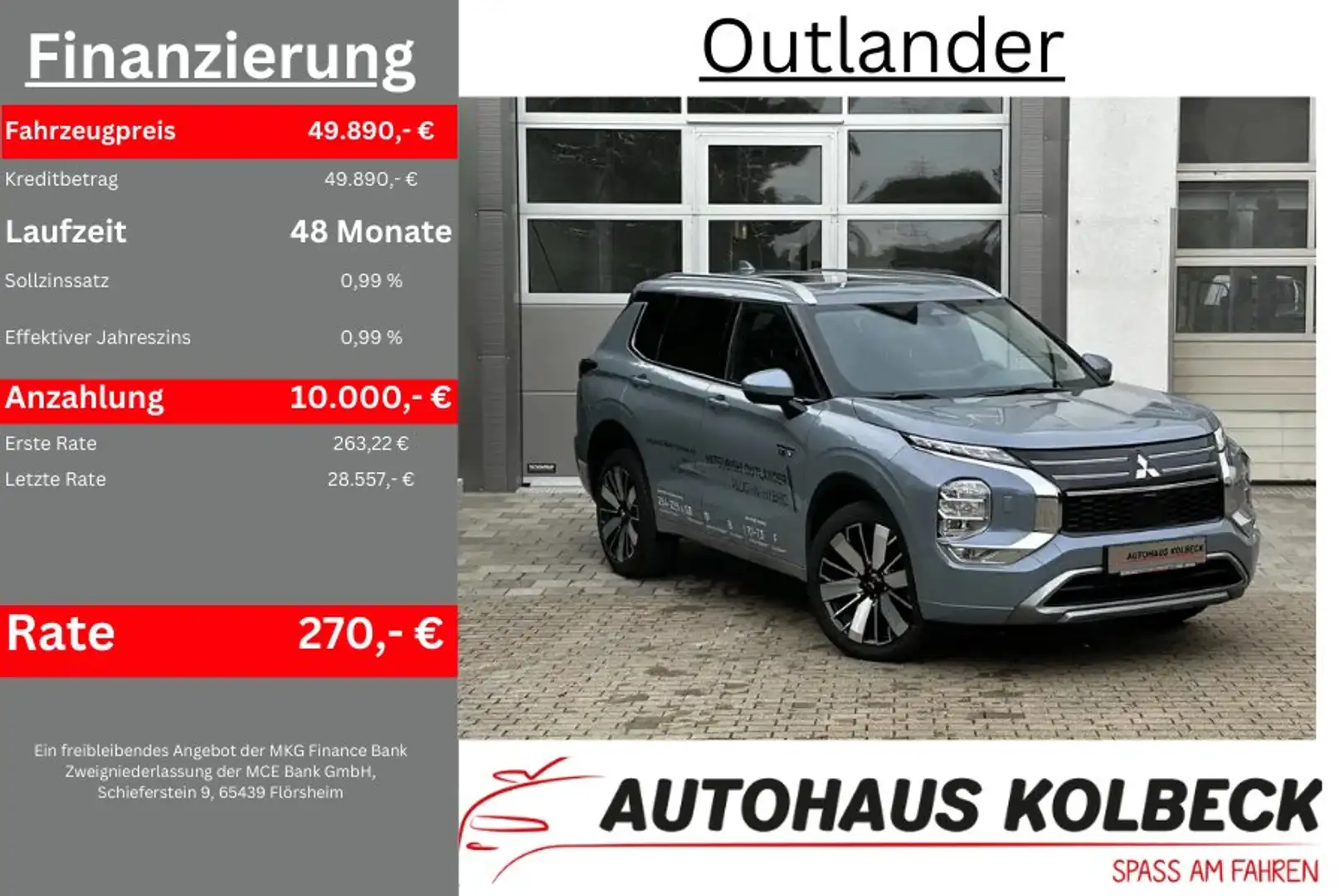Mitsubishi Outlander 2.4 4WD Plug-In Hybrid Top Gris - 1