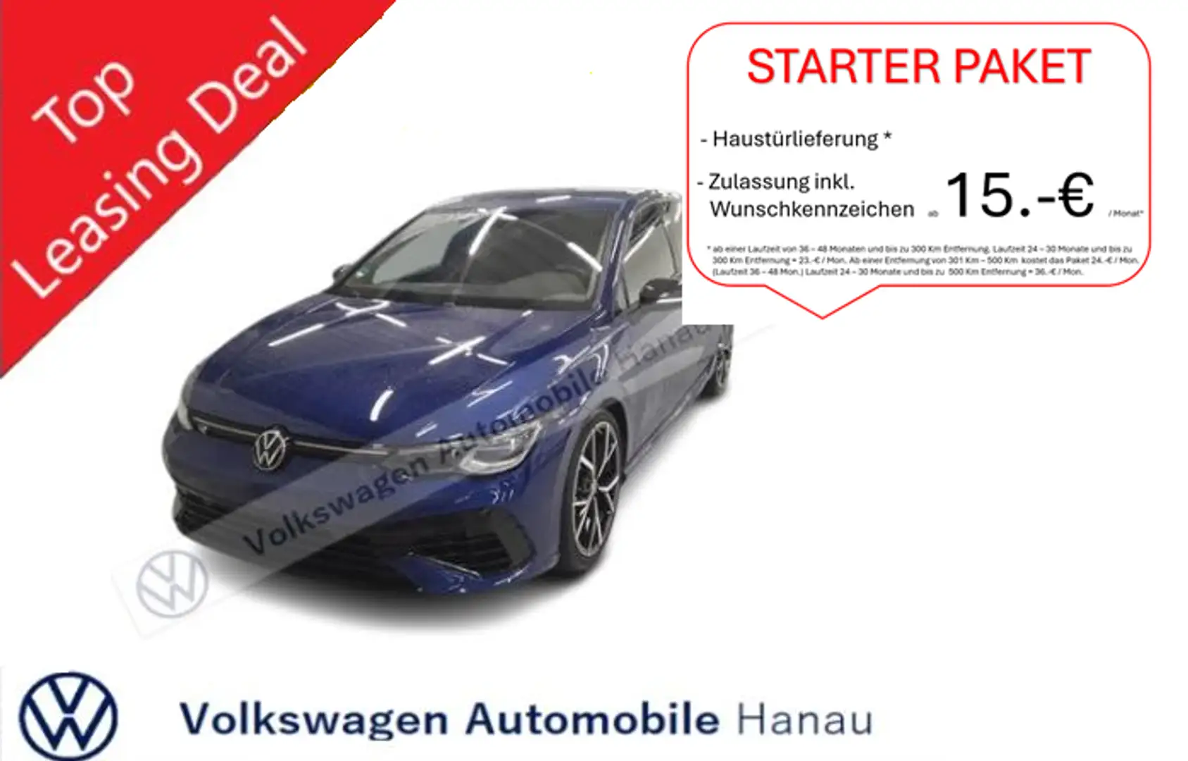 Volkswagen Golf 8 / R / AKRAPOVIC LEDER WINTERRÄDER R-KAM Blau - 1