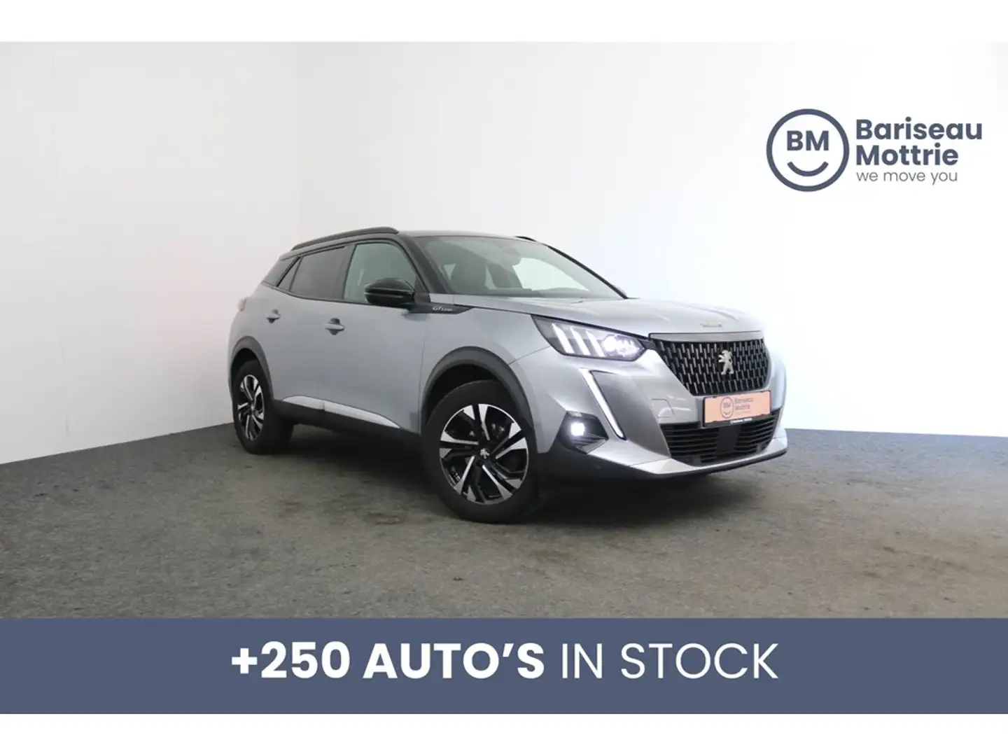 Peugeot 2008 GT-LINE AUTOMAAT *DAB*GPS*PANO DAK*CARPLAY* Grijs - 1
