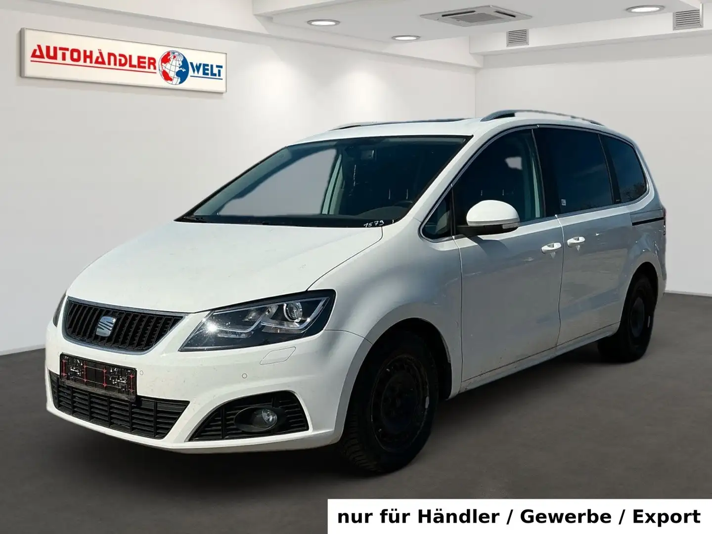 SEAT Alhambra 2.0 TDI 7-Sitzer DSG Xenon Navi AAC Weiß - 1