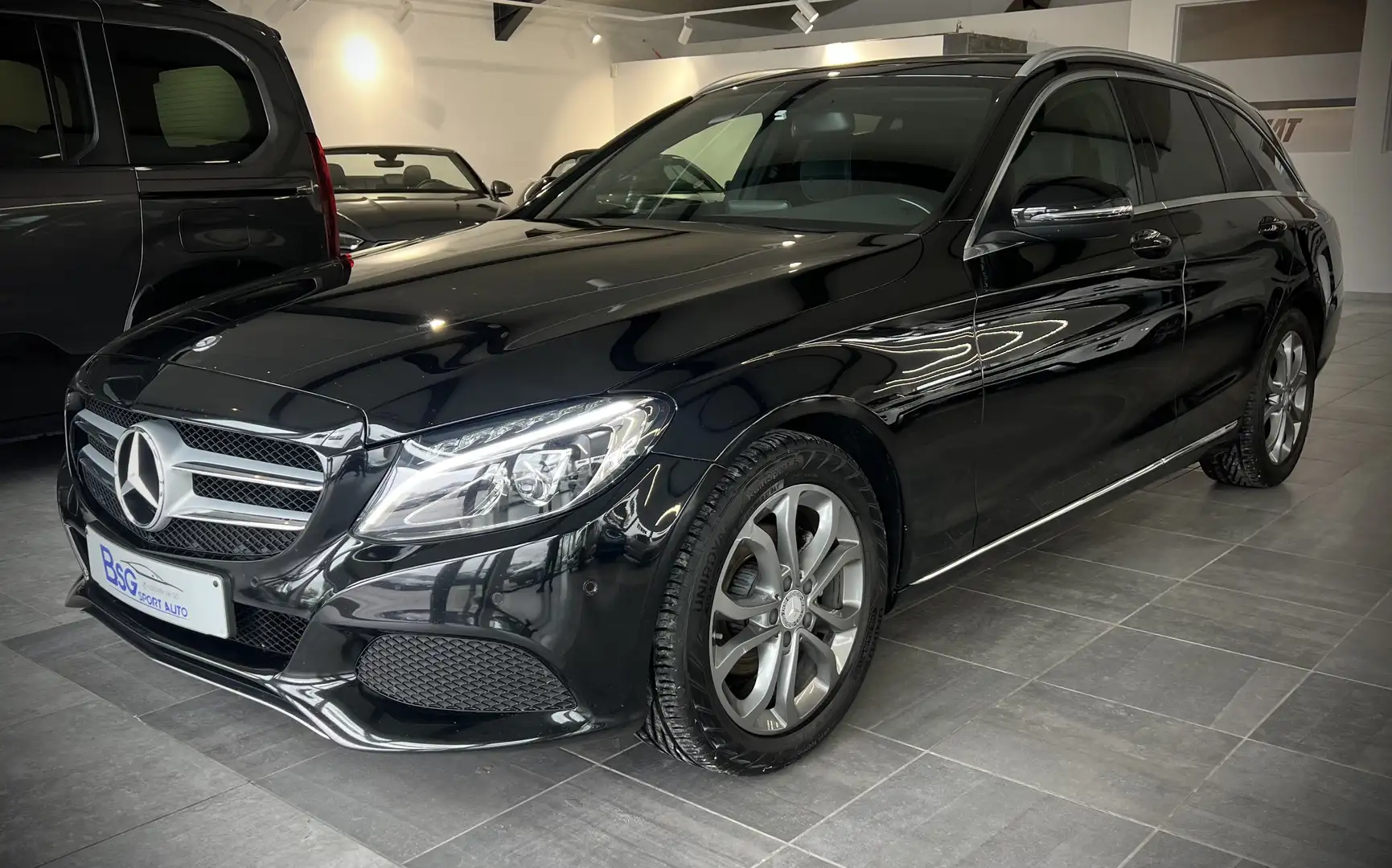 Mercedes-Benz C 180 d*CUIR*GPS*RADAR*LED*CLIM*EURO 6b Noir - 1