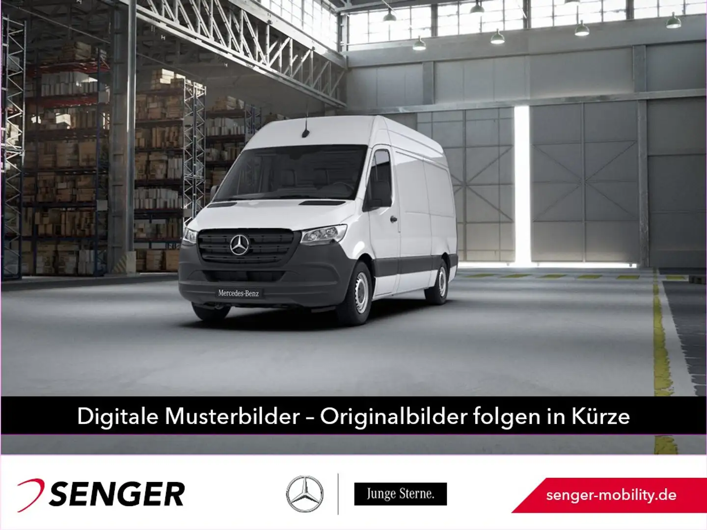 Mercedes-Benz Sprinter 315 CDI KA L2H2 Klima Kamera AHK Navi Weiß - 1