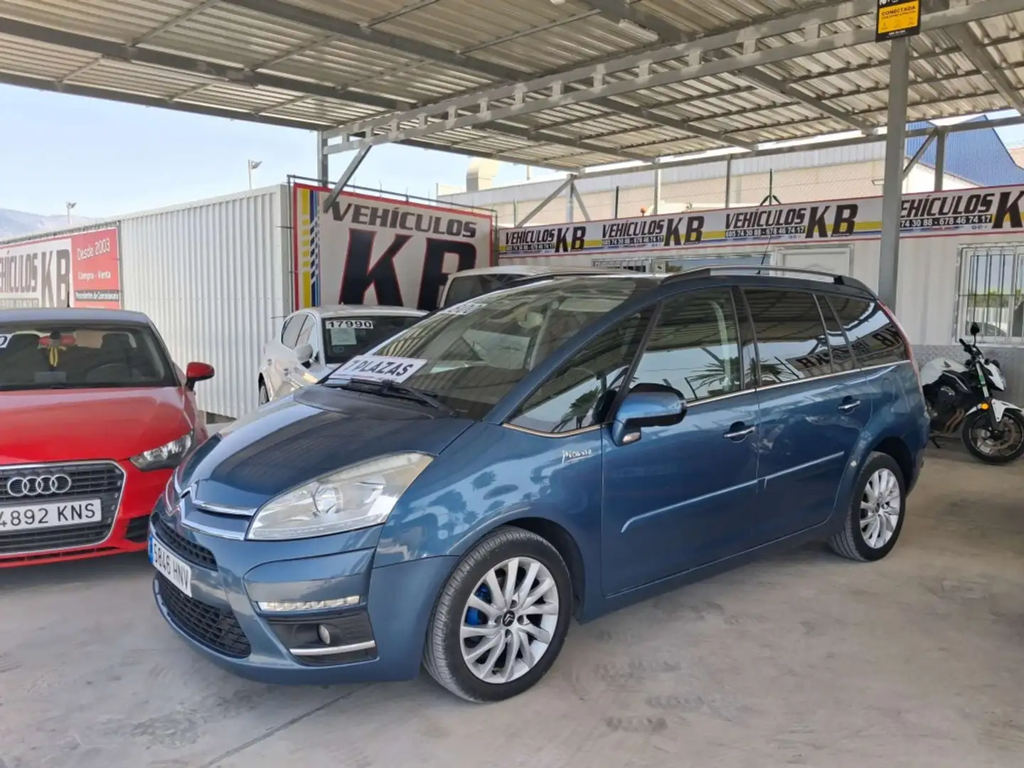 Citroen C4 Grand Picasso 1.6HDI Seduction Azul - 1
