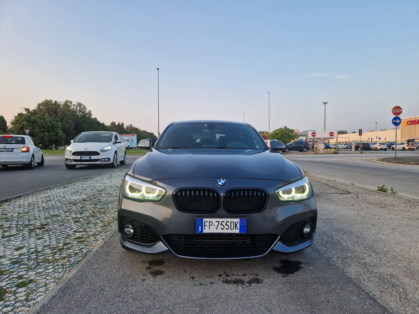 BMW 116 116d Msport 5p auto Grigio - 1
