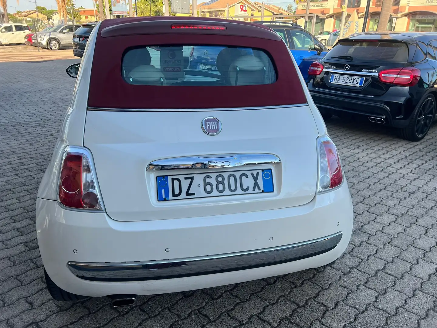 Fiat 500 500C III 500C 1.3 mjt 16v Lounge 75cv Blanc - 2