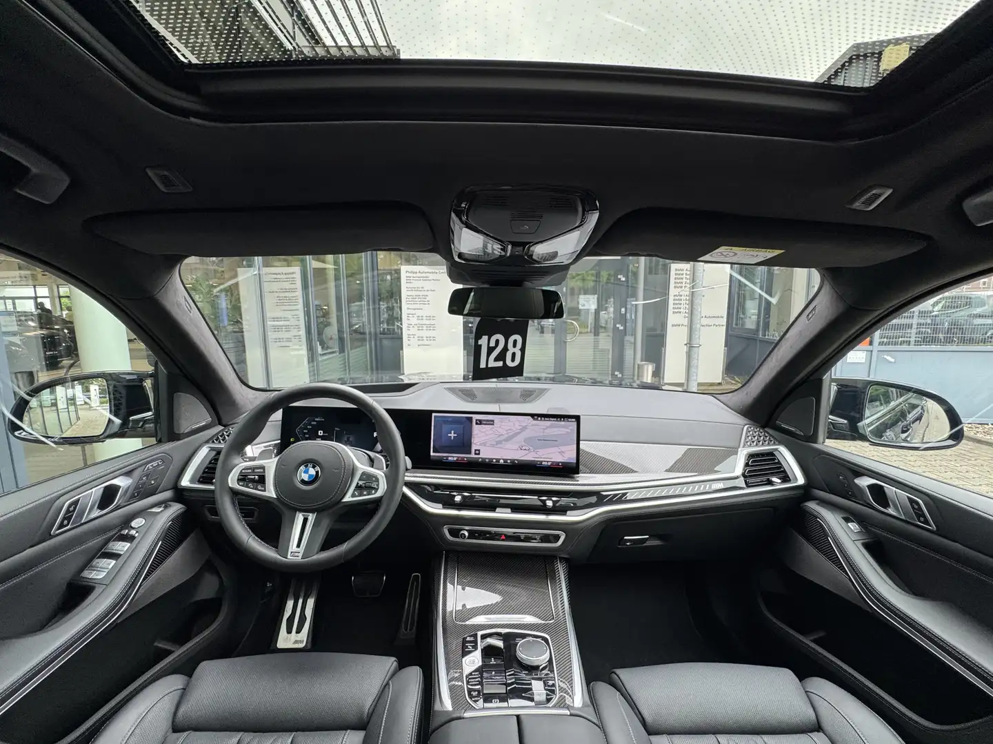 BMW X7 M 60i M Sport Pro Sky StHzg AHK Autobahnas 23z Noir - 2