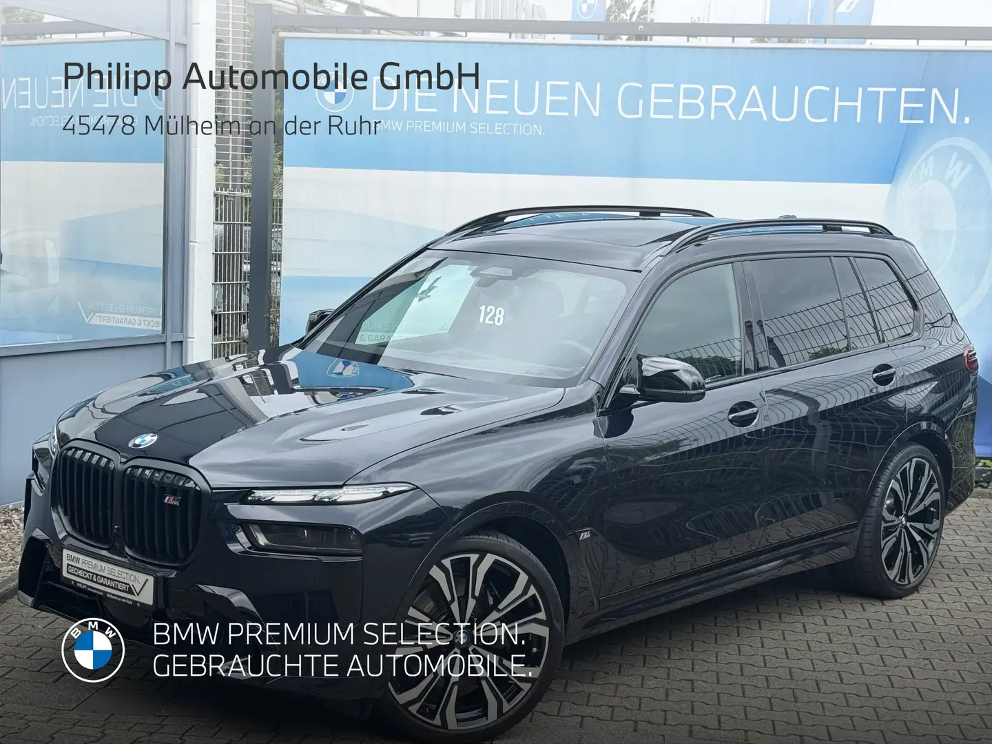 BMW X7 M 60i M Sport Pro Sky StHzg AHK Autobahnas 23z Noir - 1
