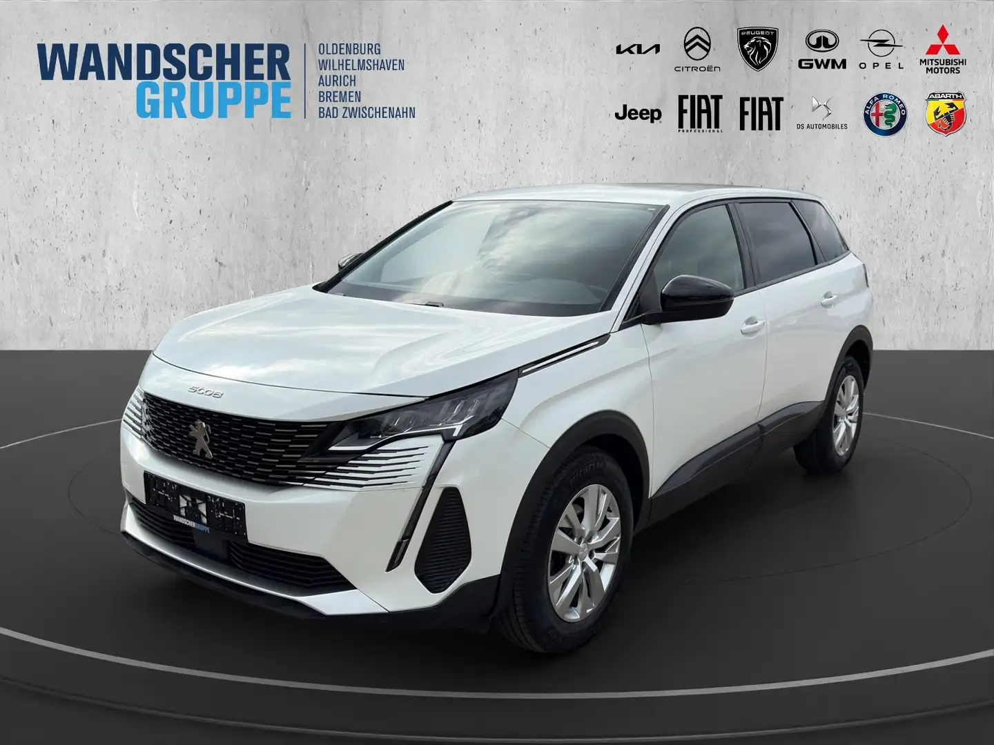 Peugeot 5008 Active Pack1.5 BlueHDi 130 +Kam.+SHZ+SpurH Bílá - 1