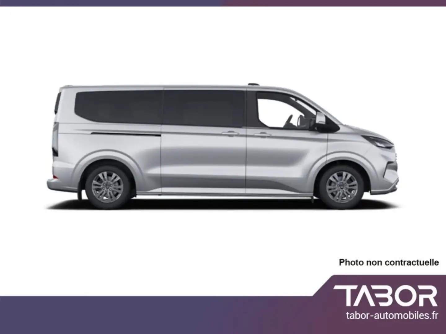 Ford Tourneo Custom 2.0 TDCi 170 Aut Tit 320 L2 Argent - 2