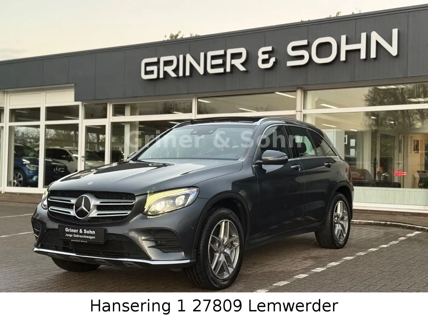 Mercedes-Benz GLC 250 d 4Matic,AMG,Pano,AHK,Aitmatic,Distr,T-Wi Grau - 1
