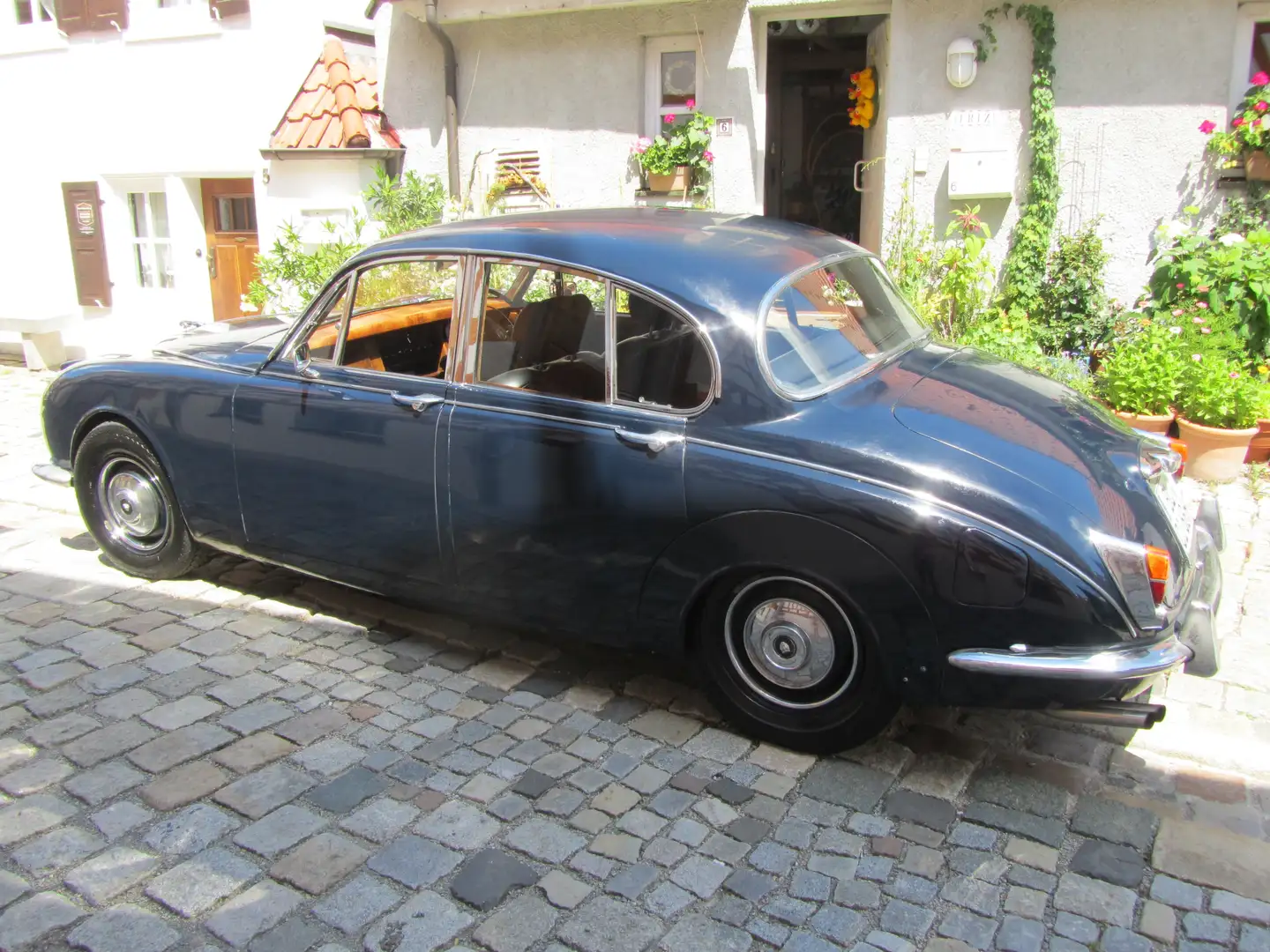 Jaguar MK II rechtsgesteuert, Overdrive Modrá - 2