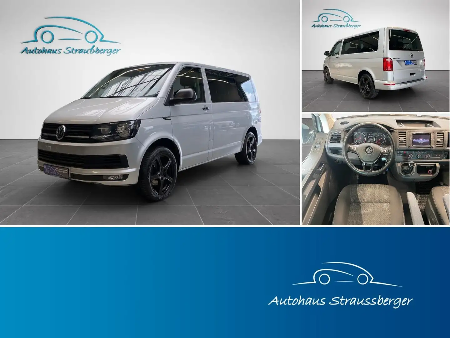 Volkswagen T6 Multivan VIS A VIS elektr. H.Kl & Schiebetür Silber - 1