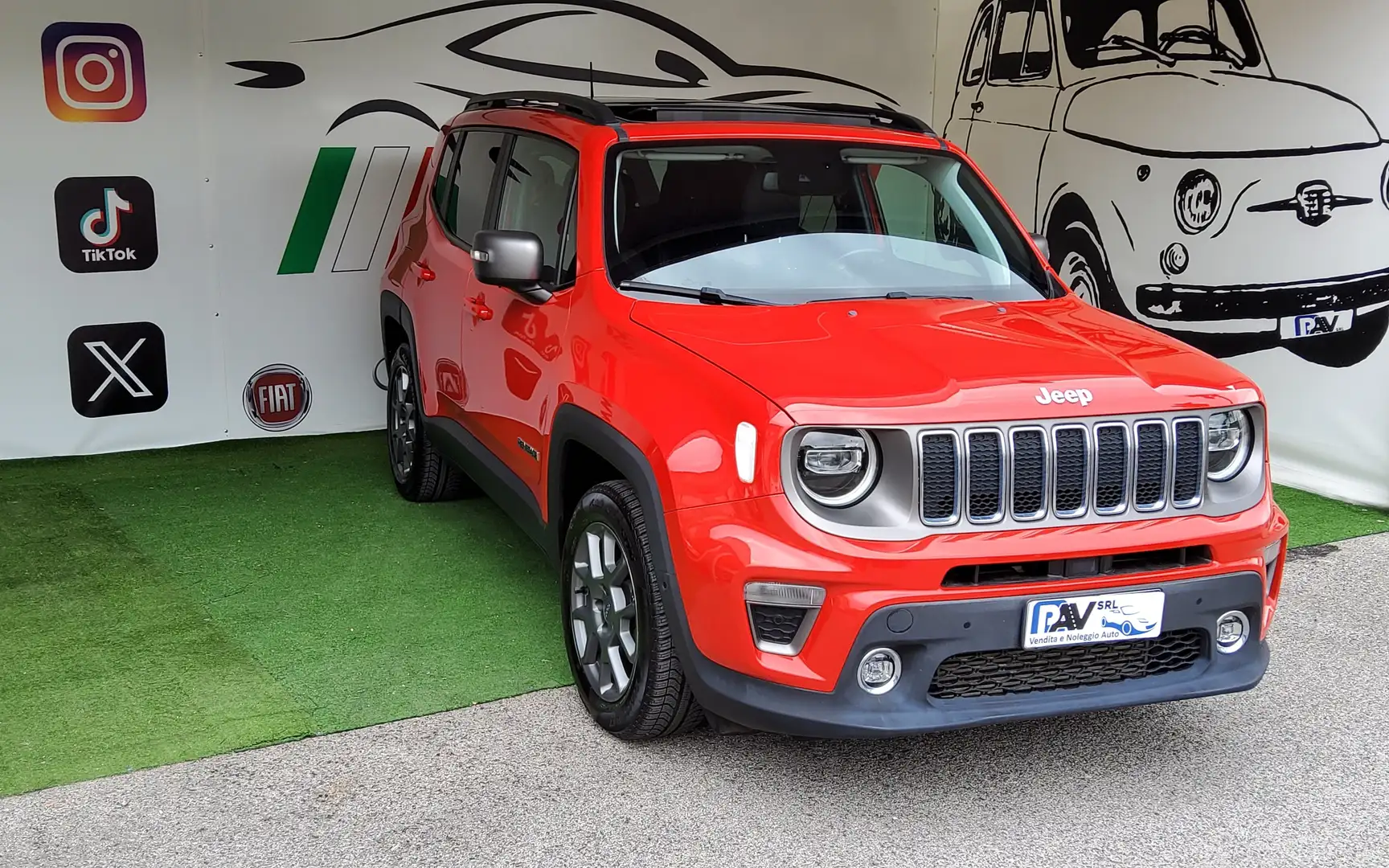 Jeep Renegade Renegade 2019 1.6 mjt Limited 2wd 120cv ddct Rosso - 1
