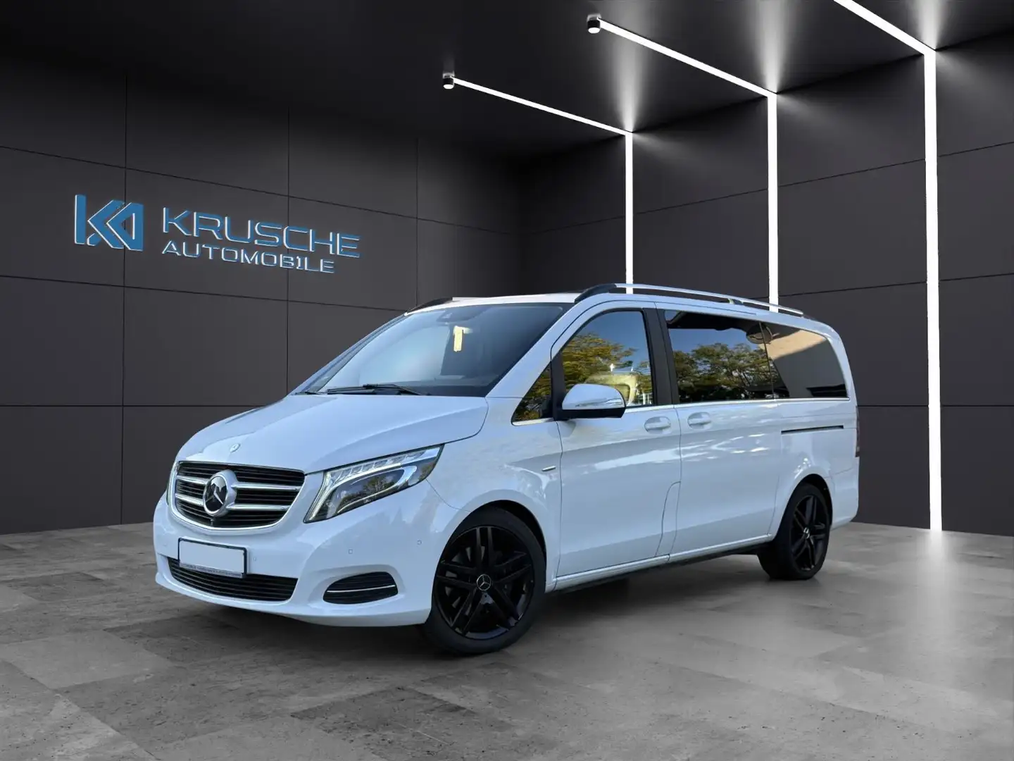 Mercedes-Benz V 250 d *360°*ACC*AHK*Burmester*Tische*2.Hd* Blanc - 1