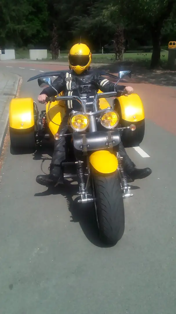 Boom Trike Low Rider Custom rebuild Zlatá - 2