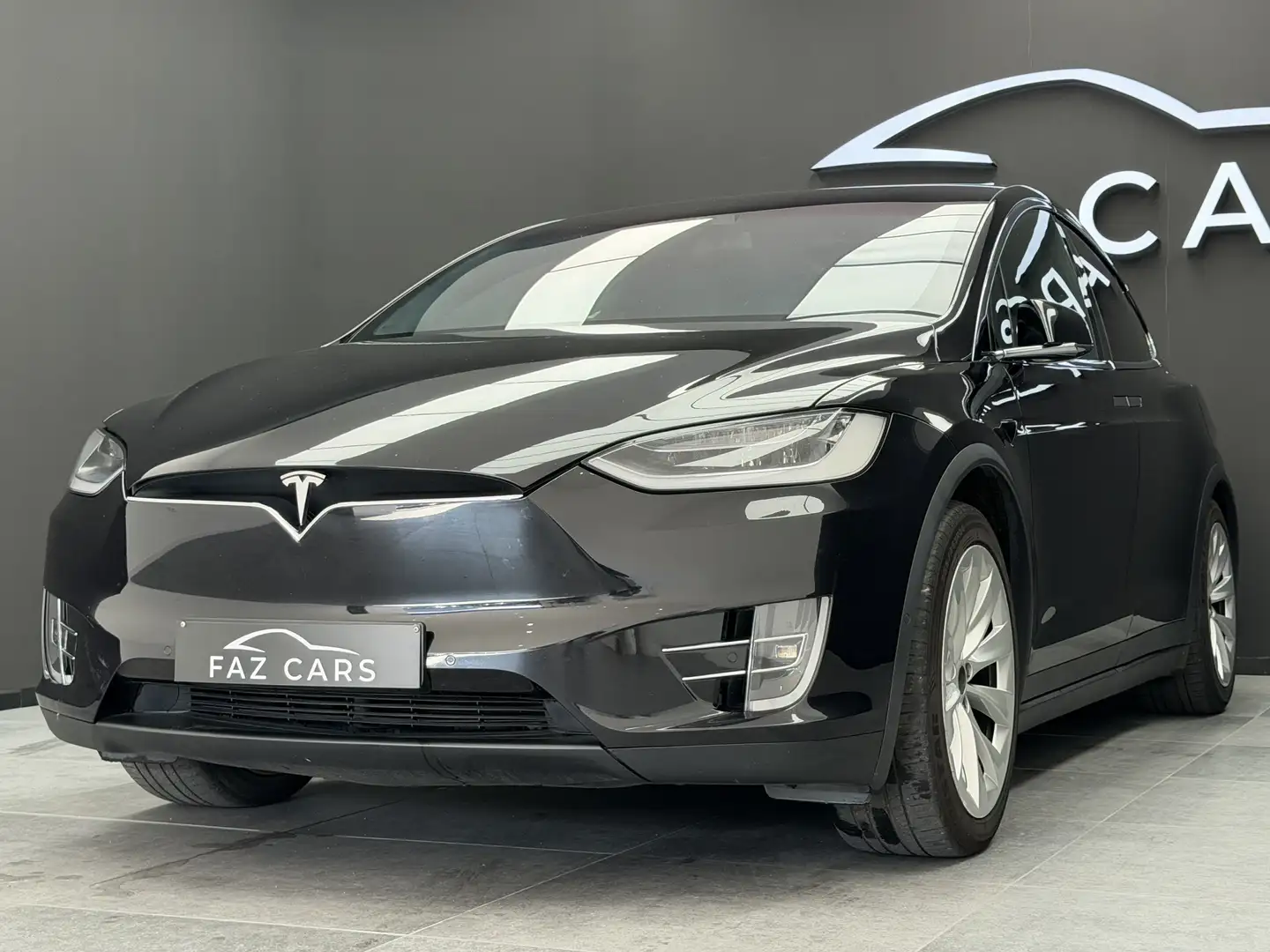 Tesla Model X 90 kWh Dual Motor *CAMERA + ECRAN + GPS + JANTES* Schwarz - 2