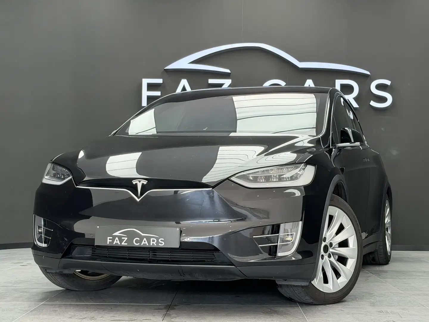 Tesla Model X 90 kWh Dual Motor *CAMERA + ECRAN + GPS + JANTES* Schwarz - 1