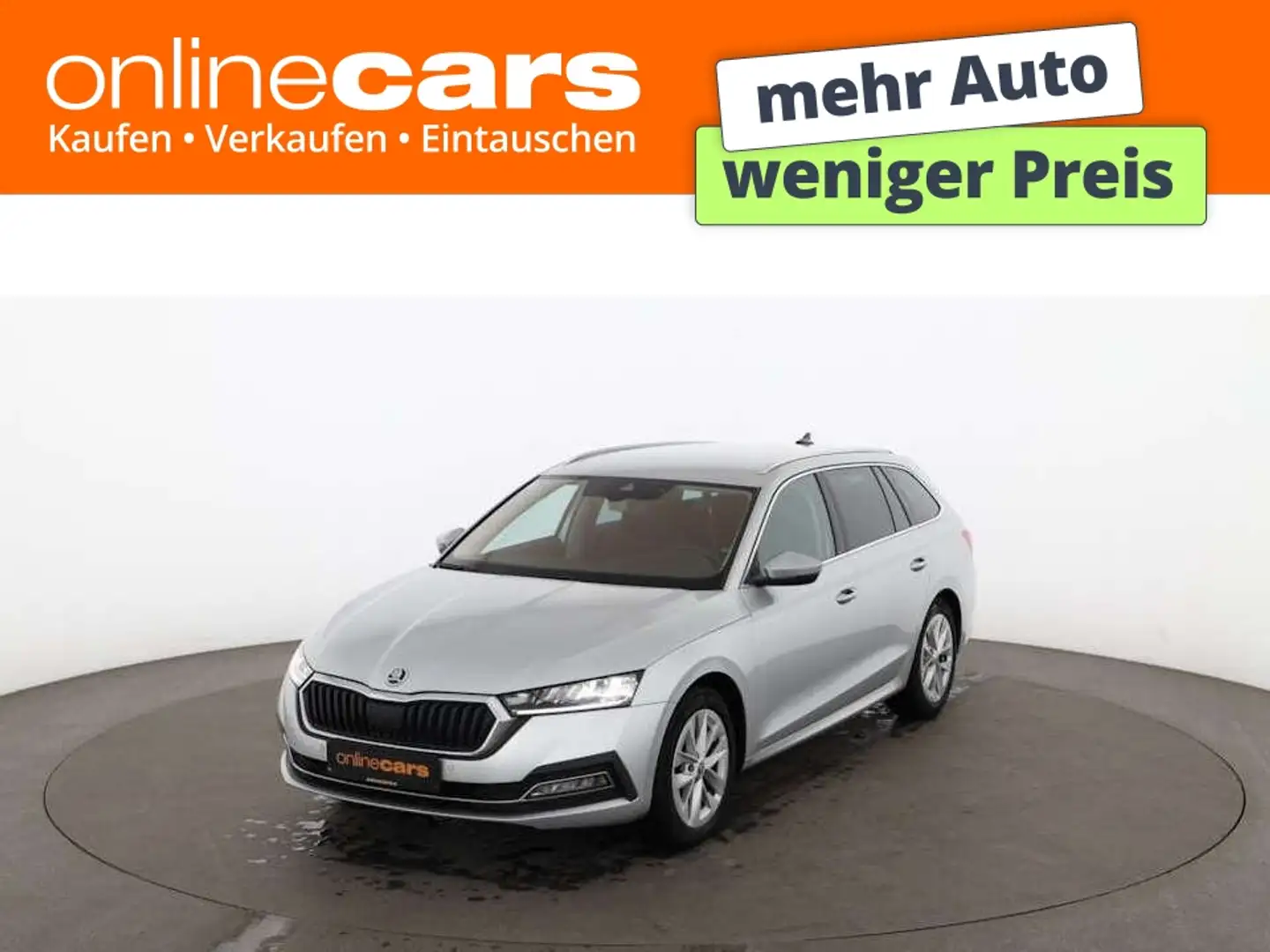 Skoda Octavia Combi 2.0 TDI Style LED HEAD-UP NAVI TEMP Silber - 1