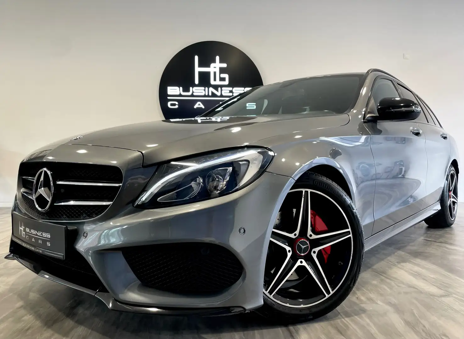 Mercedes-Benz C 180 d/ BREAK/ PACK AMG/ PACK NIGHT/ CUIR/ FULL LED Gris - 1