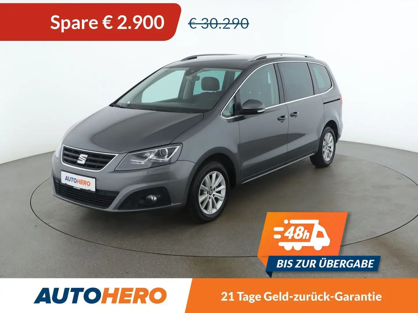 SEAT Alhambra 2.0 TDI Executive 4Drive Grau - 1