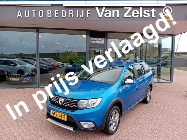 Dacia Logan MCV 0.9 TCe Stepway, Airco, Multimediasysteem, Blu