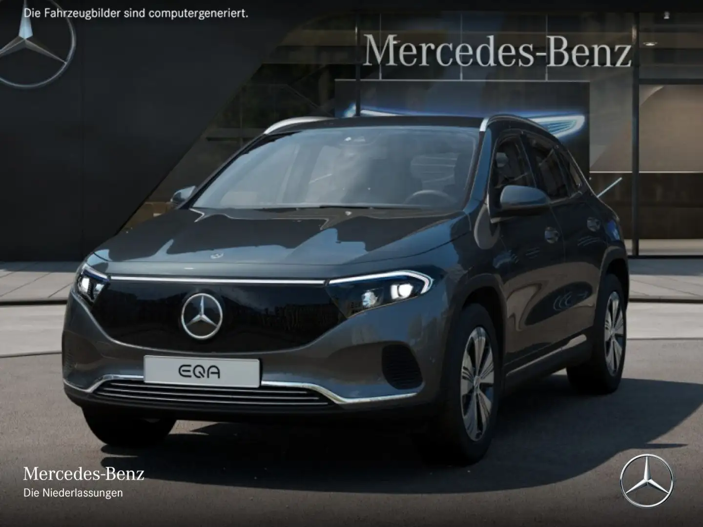 Mercedes-Benz EQA 300 4M PROG+ADVANCED+AHK+KAMERA+SPUR Grau - 2