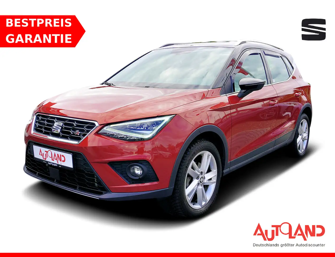 SEAT Arona 1.0 TSI FR LED AHK Navi Android Apple Rot - 1