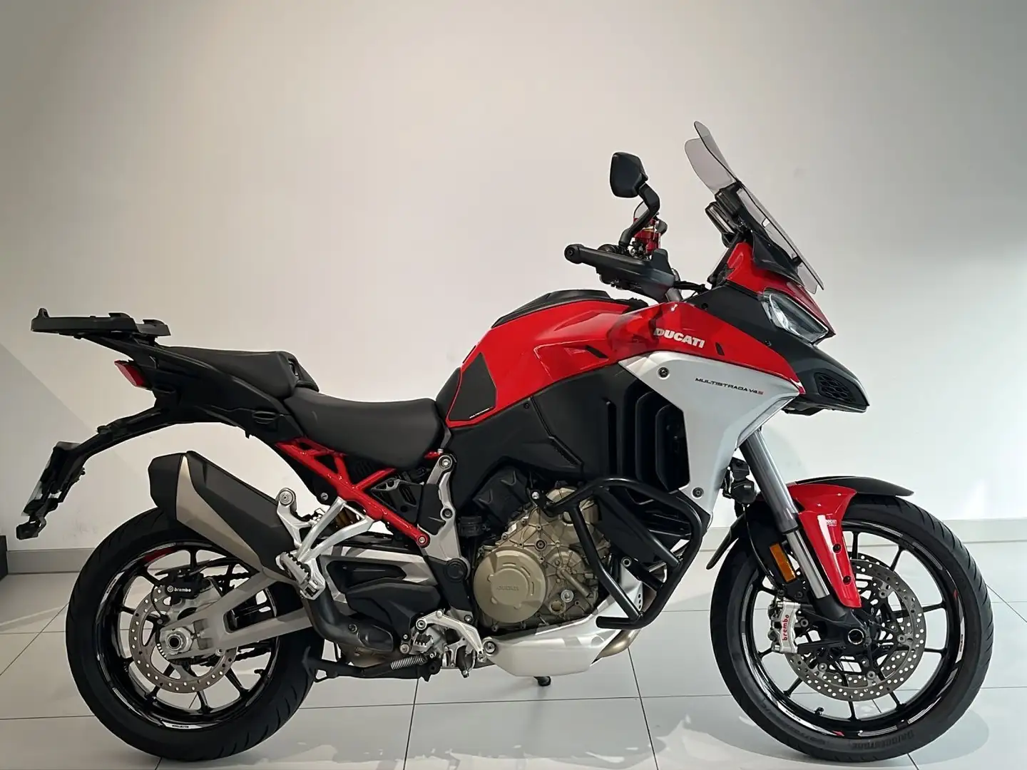 Ducati Multistrada V4 S - Zusatzscheinwerfer, Motorschu Rouge - 2