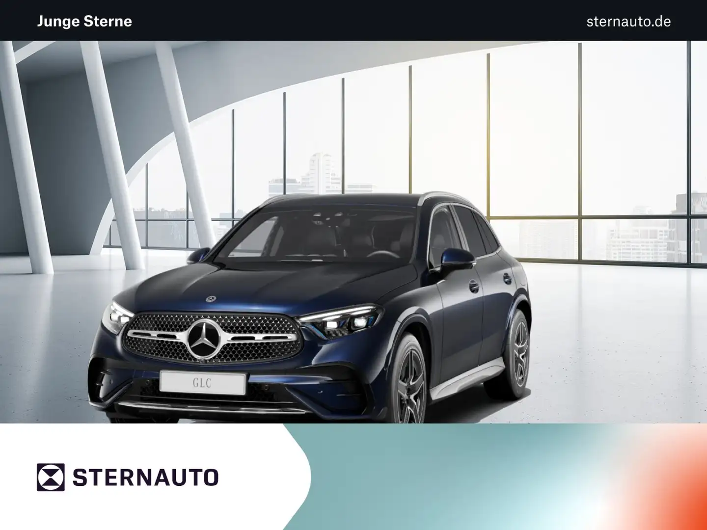 Mercedes-Benz GLC 300 GLC 300 e 4MATIC  AMG Line Navi/Distronic/Styling Blau - 1
