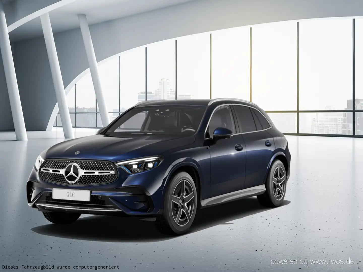 Mercedes-Benz GLC 300 GLC 300 e 4MATIC  AMG Line Navi/Distronic/Styling Blau - 2