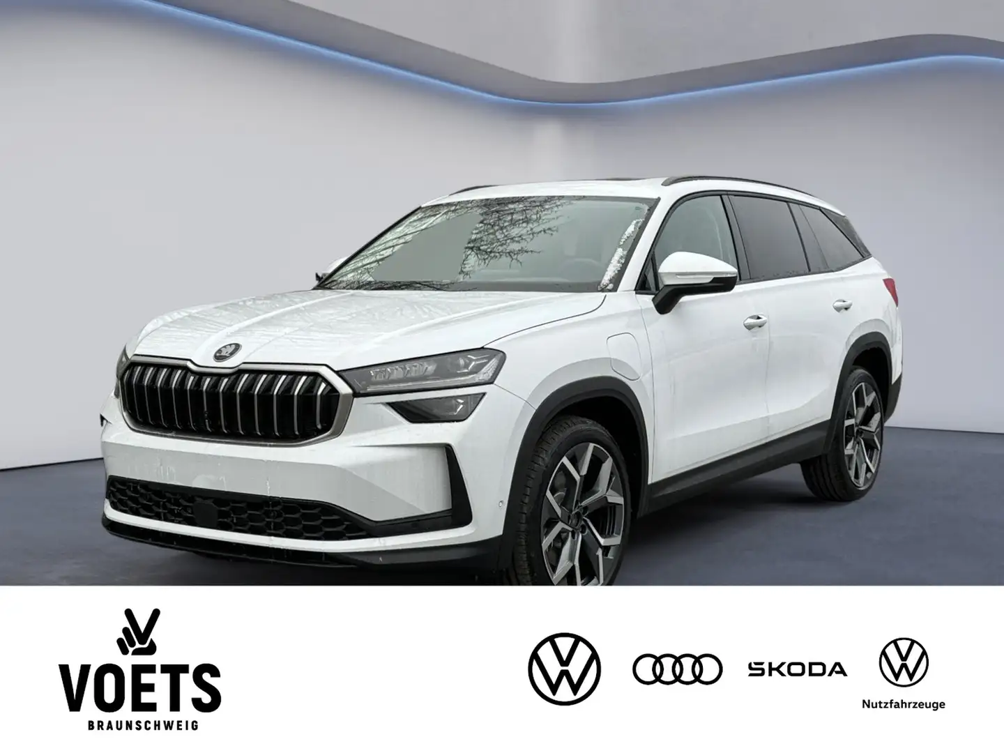 Skoda Kodiaq IV Selection Plug-In-Hybrid MATRIX-LED+AHK+NAVI Weiß - 1