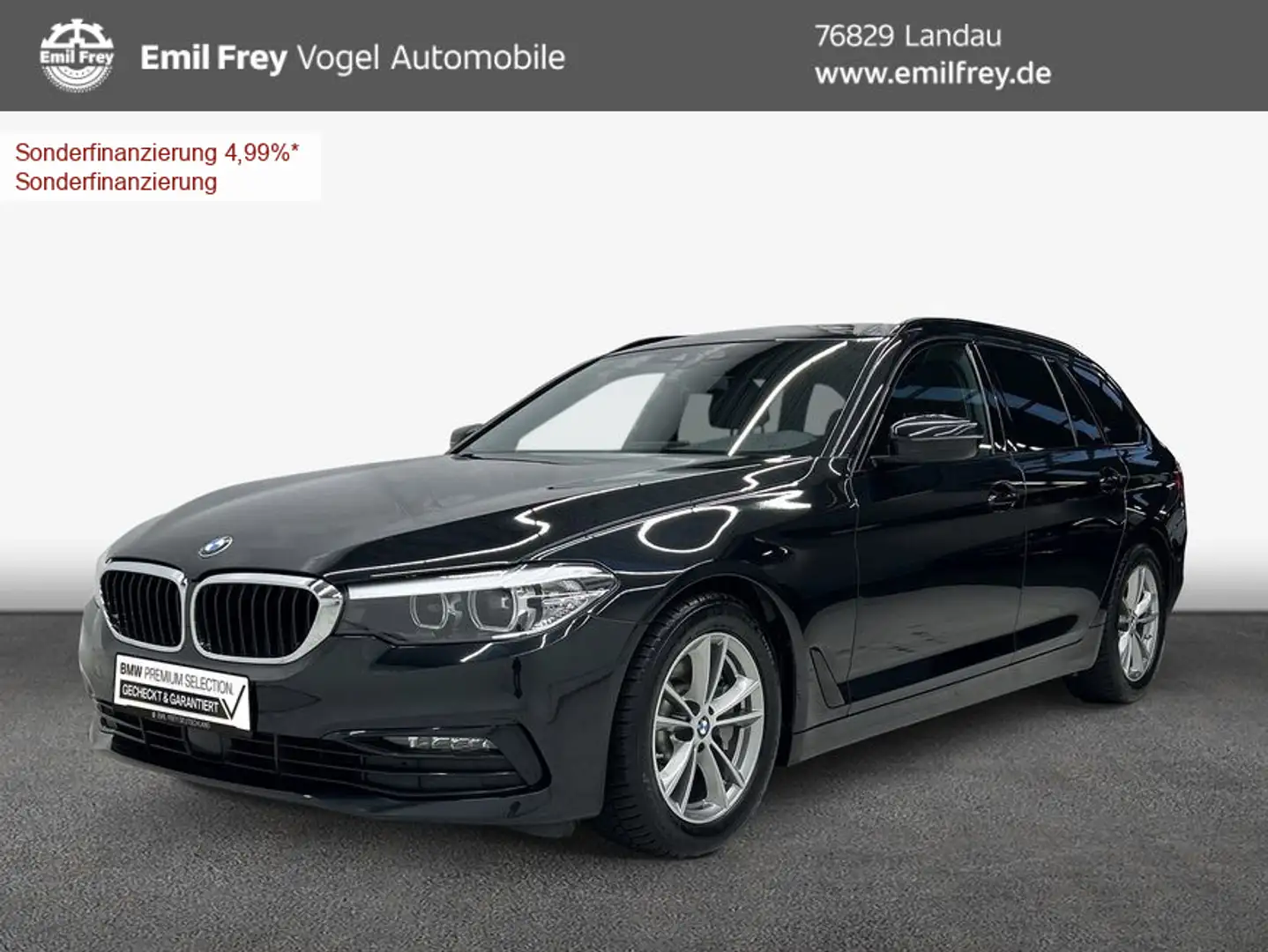 BMW 530 d Touring Aut. Sport Line Negro - 1