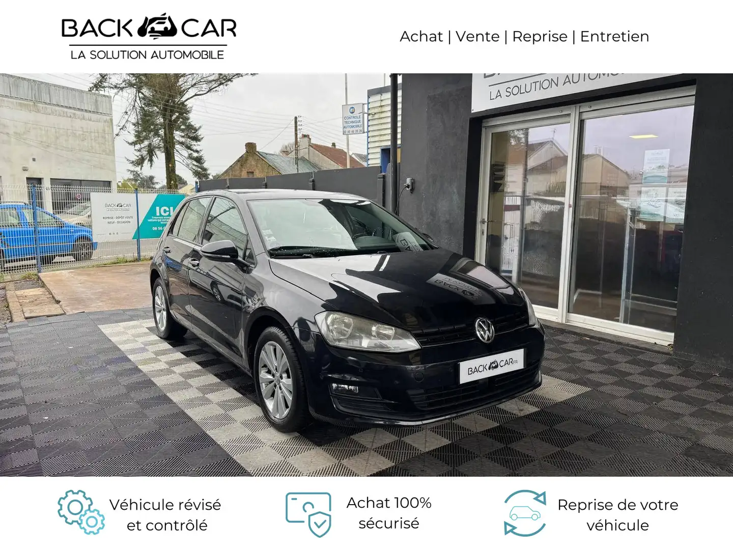 Volkswagen Golf 1.2 TSI 105 BlueMotion Technology Trendline Noir - 1
