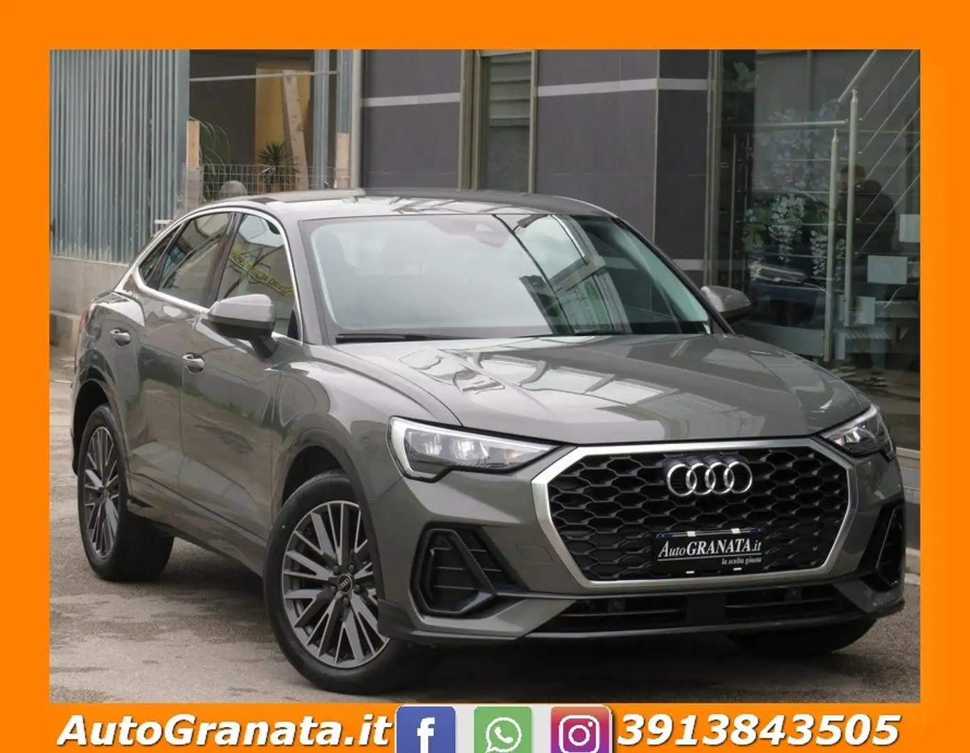 Audi Q3 SPB 2.0 TDI Business 150cv S-Tronic Cerchi'19 Grigio - 2