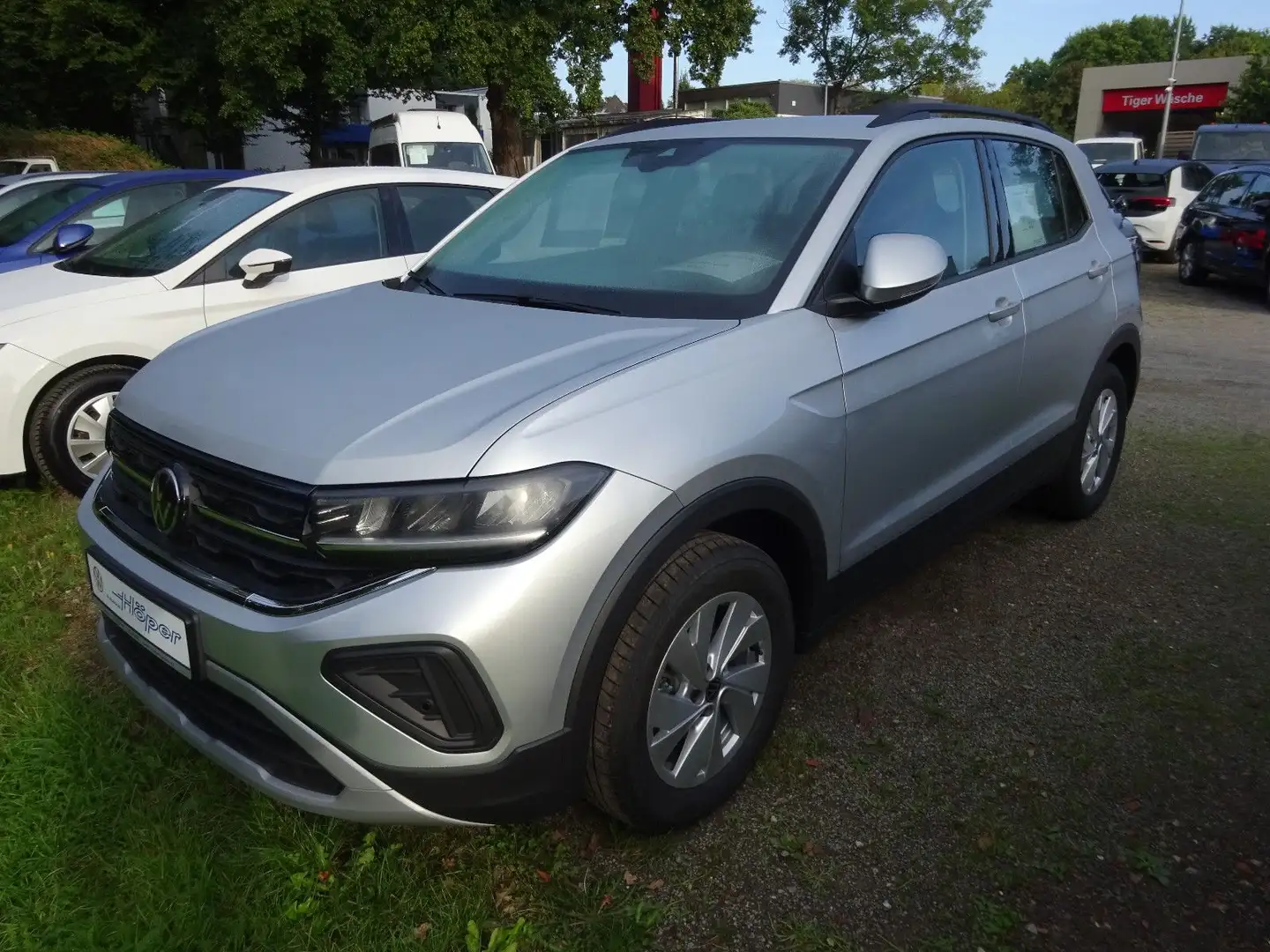 Volkswagen T-Cross 1.0 TSI Life+LED+Sitzheizung Zilver - 1