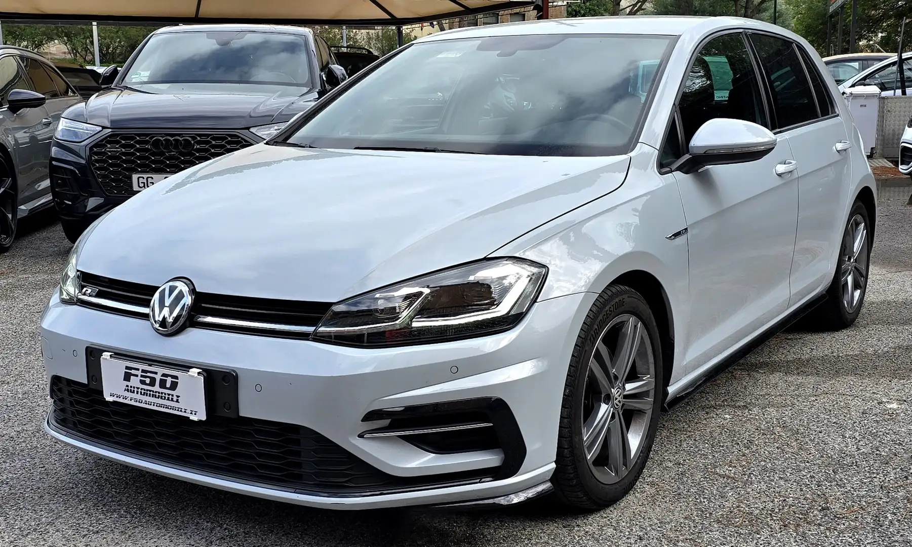 Volkswagen Golf 5p 1.6 tdi R line 115cv dsg grigio gesso Gris - 1