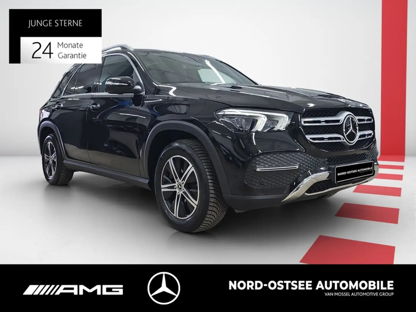 Mercedes-Benz GLE 300 d 4M PANO AHK MULTIBEAM DISTR. MBUX NAVI Schwarz - 2