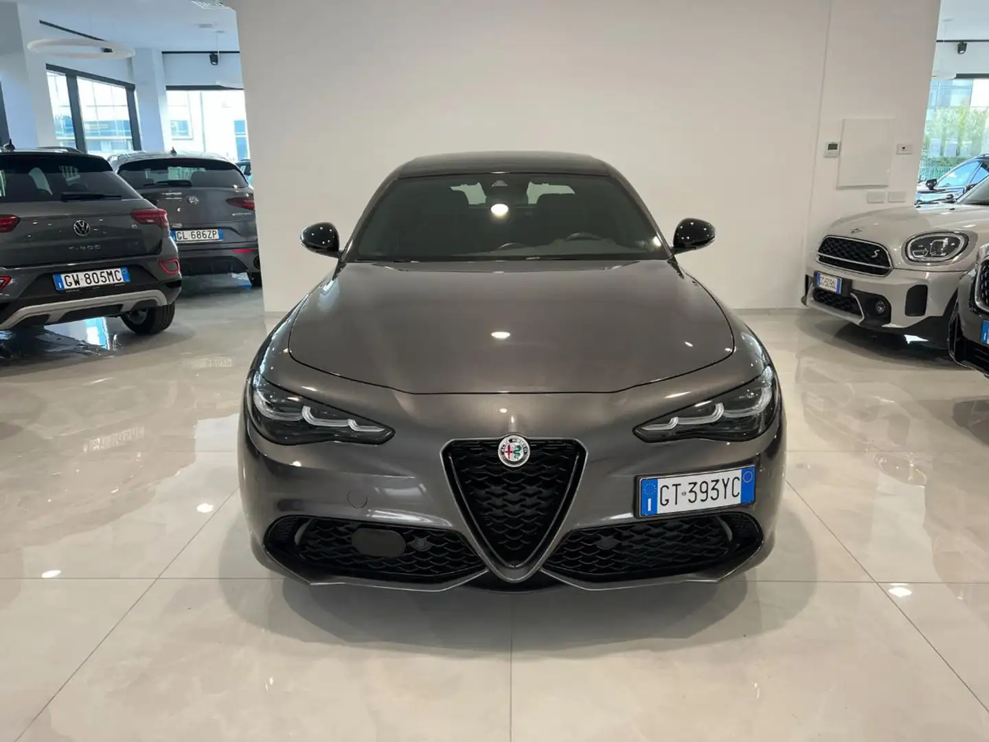 Alfa Romeo Giulia 2.2 Turbodiesel 160 CV AT8 Sprint Tetto panoramico Gris - 2