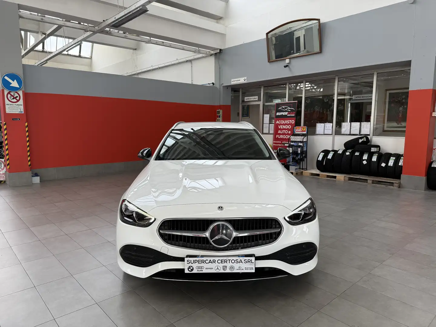 Mercedes-Benz C 220 SW d mhev Premium Pro auto Bianco - 2