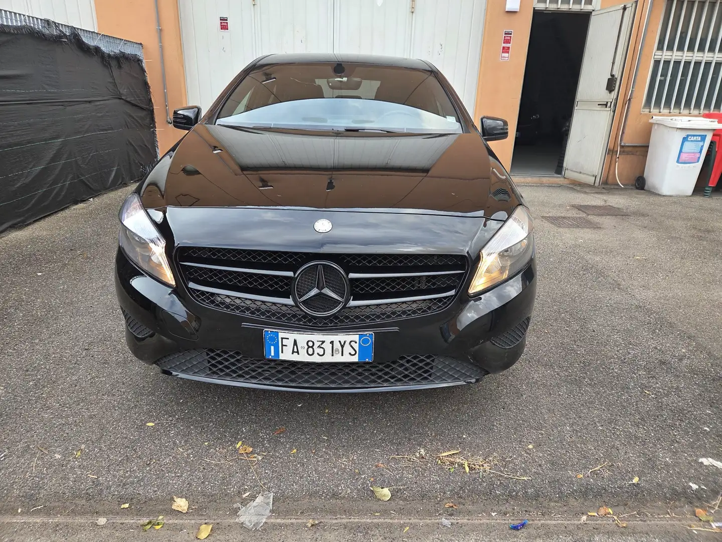 Mercedes-Benz A 180 d Premium auto my16 unico proprietario Negro - 2