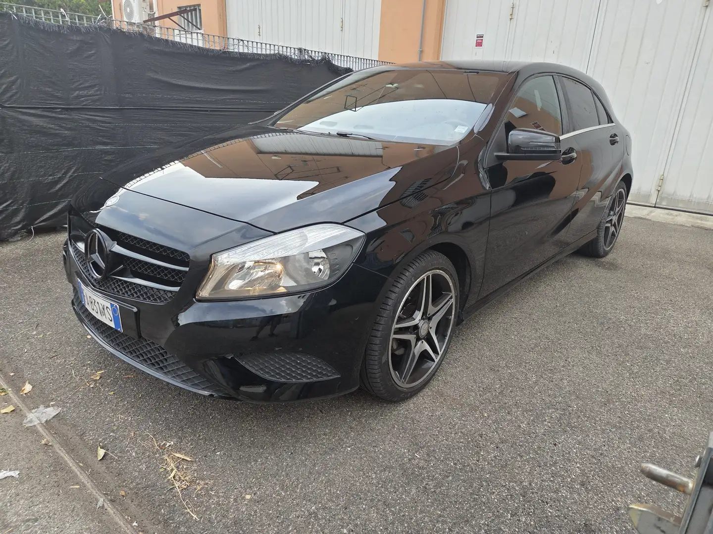 Mercedes-Benz A 180 d Premium auto my16 unico proprietario Negro - 1