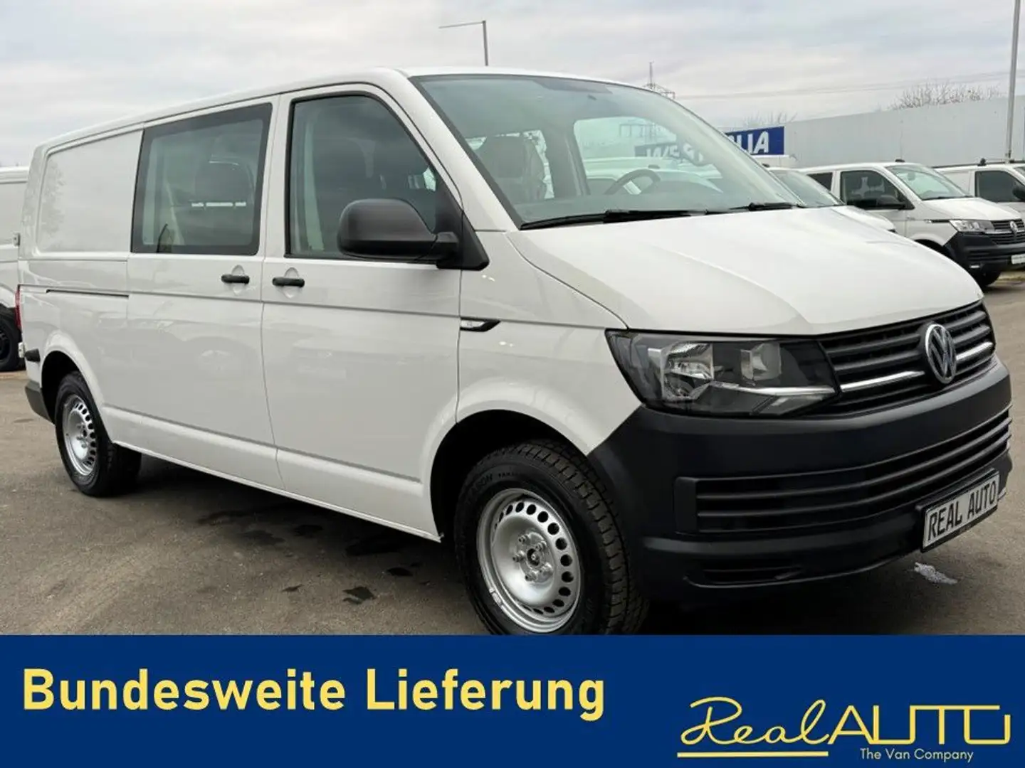 Volkswagen T6 Transporter Mixto 2.0TDI LR AHK*Navi*6-Sitzer Weiß - 1