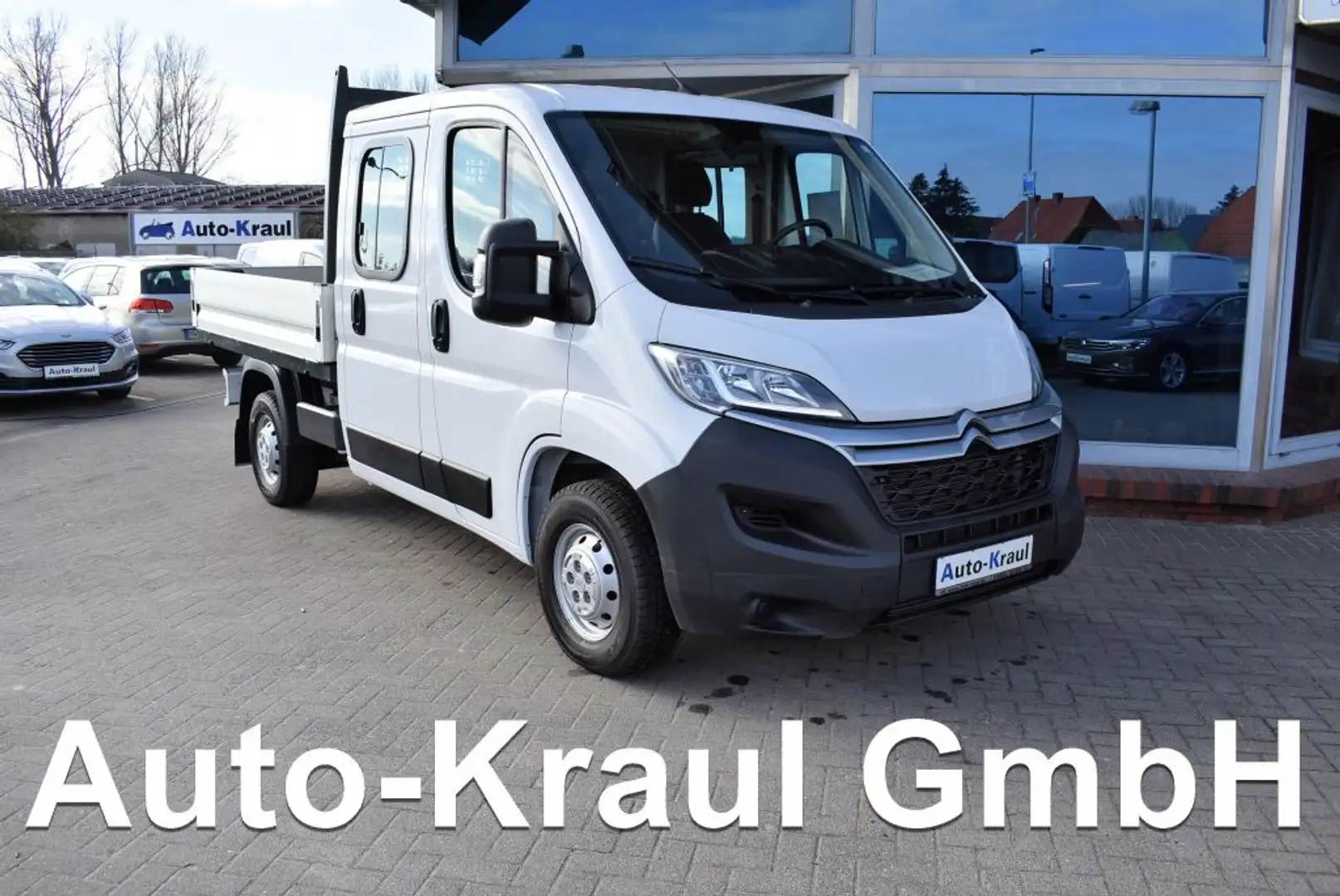 Citroen 35 L2  Pritsche Doka 7-Sitzer Klima Tempomat AHK B Blanc - 1