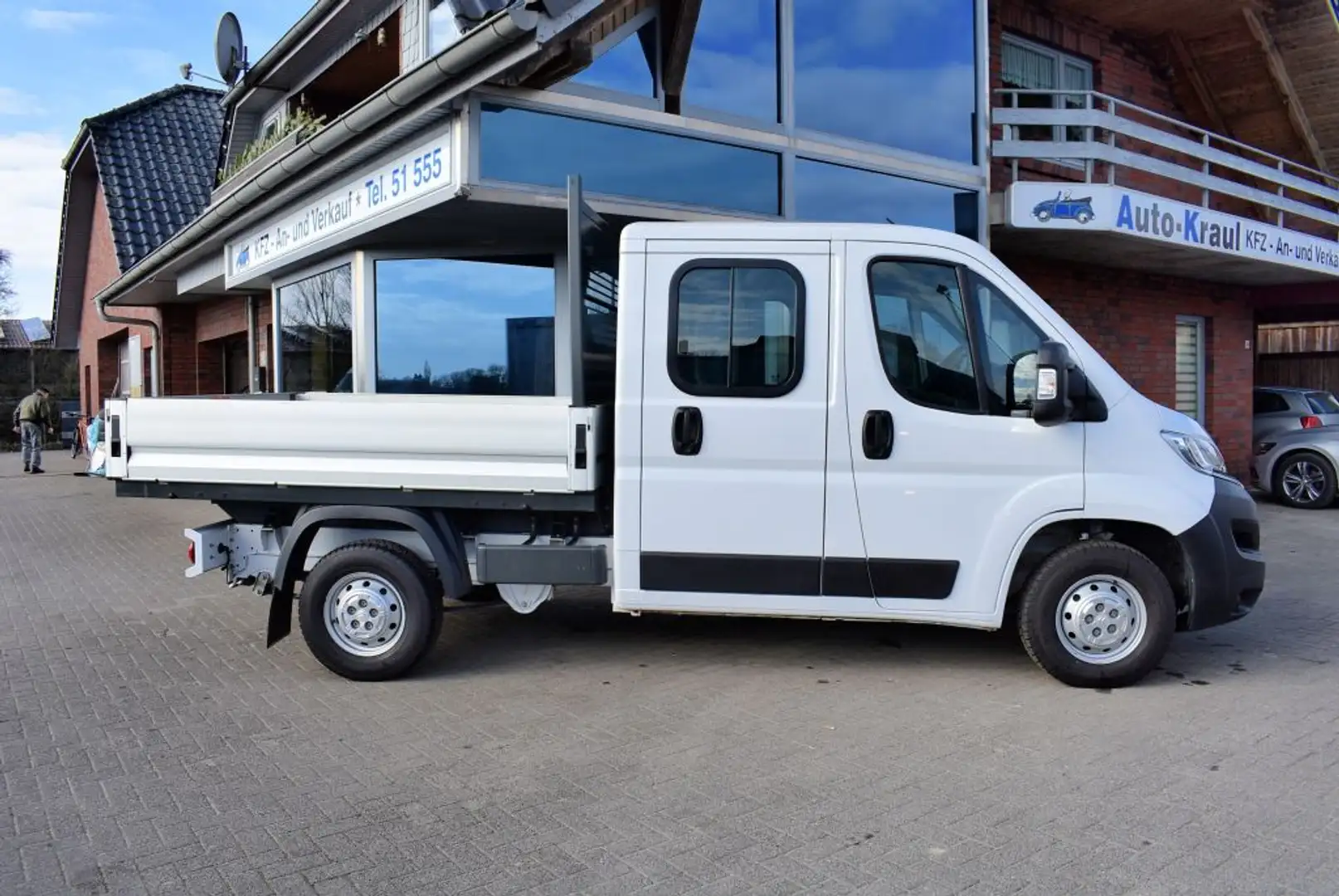 Citroen 35 L2  Pritsche Doka 7-Sitzer Klima Tempomat AHK B Blanc - 2