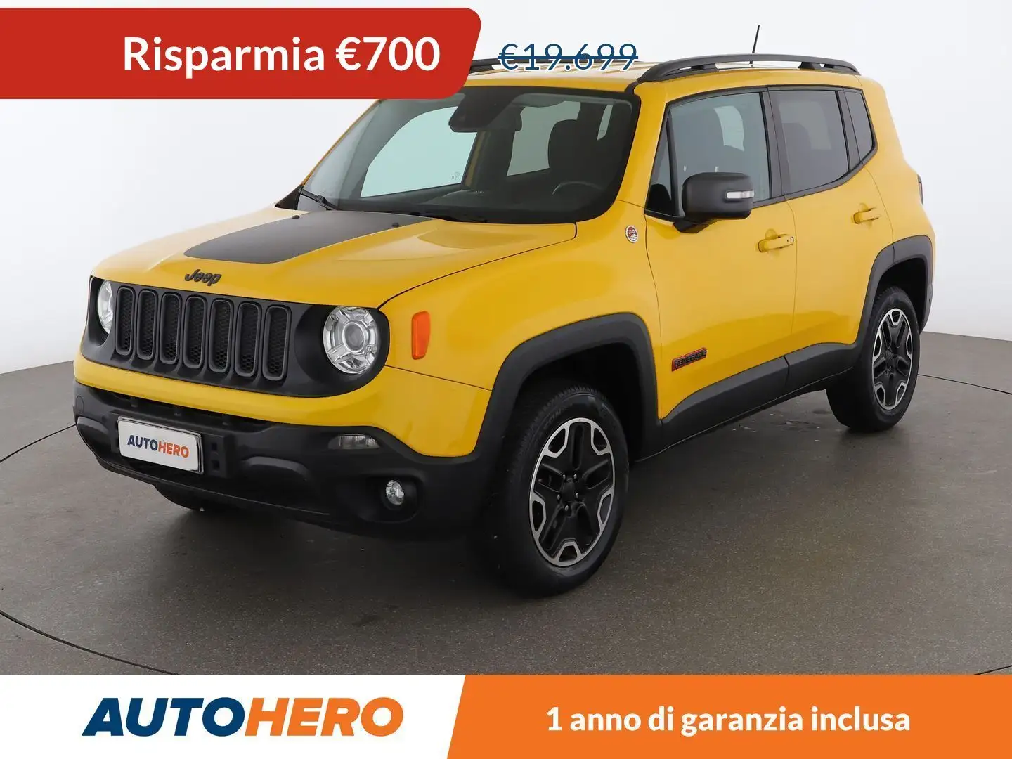 Jeep Renegade 2.0 M-Jet Trailhawk 170CV 4WD Active Drive Amarillo - 1