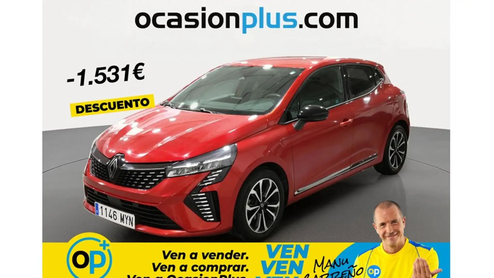 Renault Clio TCe Techno 67kW Rojo - 1