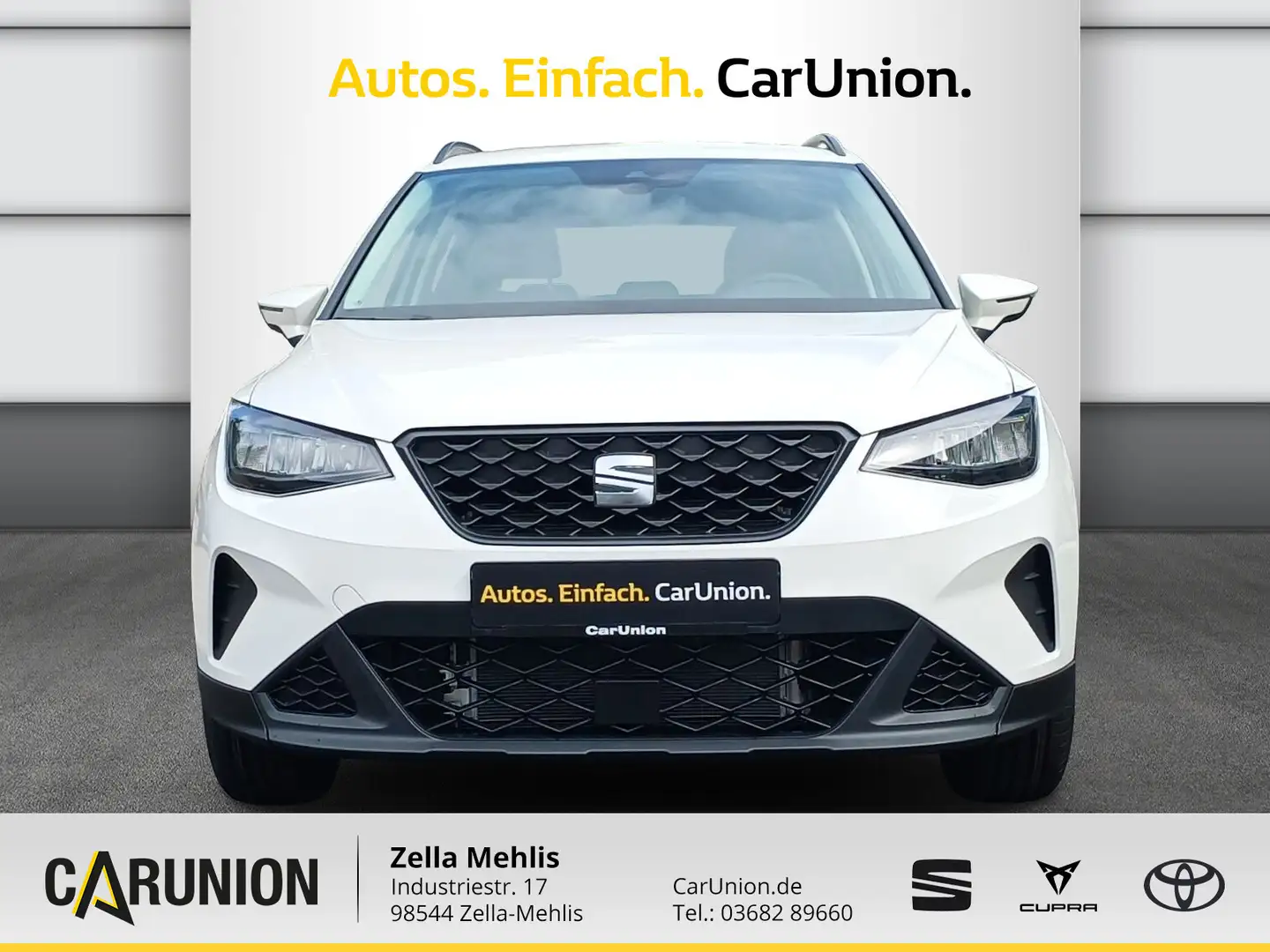 SEAT Arona Road Edition 1.0 TSI *LED*KLIMA*NAVI*SITZH Blanc - 2